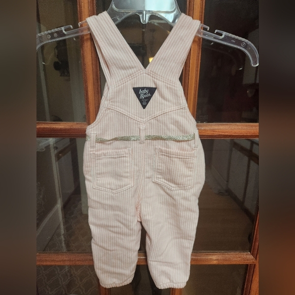 Pink Striped Overalls‎ - Picture 3 of 5